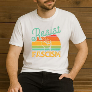 Resist-Fascism-Shirt-–-Retro-Activist-Graphic-Protest-Tee