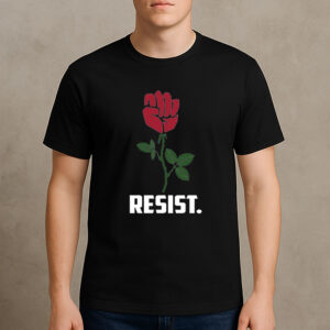 Resist-Fist-Rose-Shirt-–-Political-Protest-Graphic-Tees