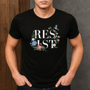 Resist-Floral-Anti-Trump-Political-Protest-Activist-Tee