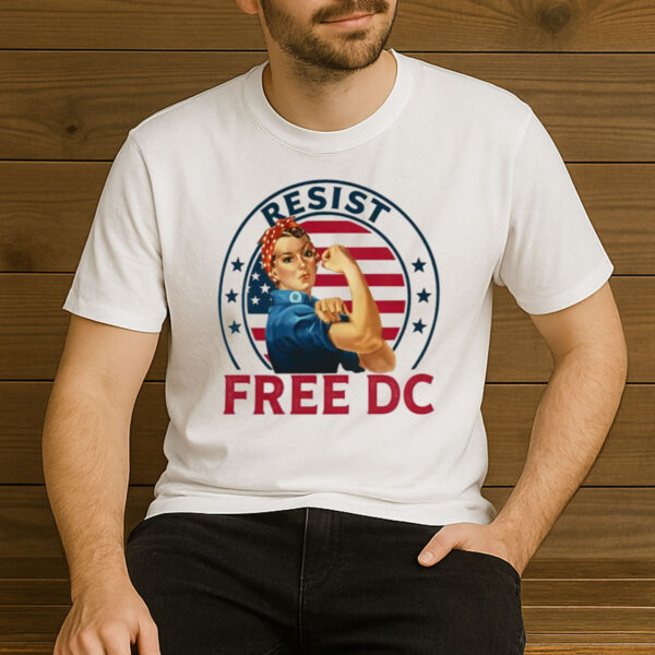 Resist-Free-DC-T-Shirt-–-Rosie-the-Riveter-DC-Statehood-Activist-Tee