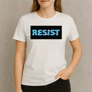 Resist-Glitch-T-Shirt-–-Digital-Distortion-Protest-Graphic-Tee