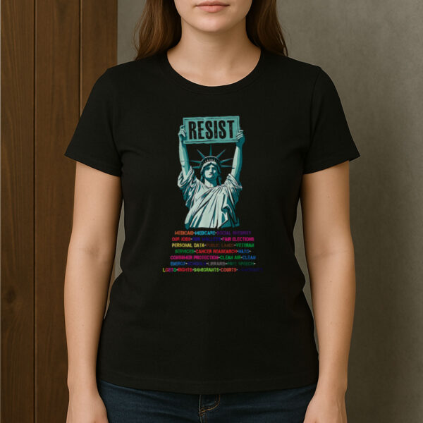 Resist-Liberty-Statue-Protest-Rights-Equality-T-Shirt-US