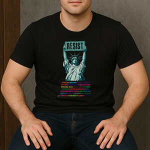 Resist-Liberty-Statue-Protest-Rights-Equality-T-Shirt-USA