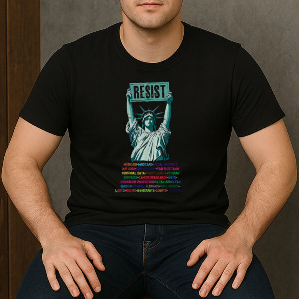 Resist-Liberty-Statue-Protest-Rights-Equality-T-Shirt-USA