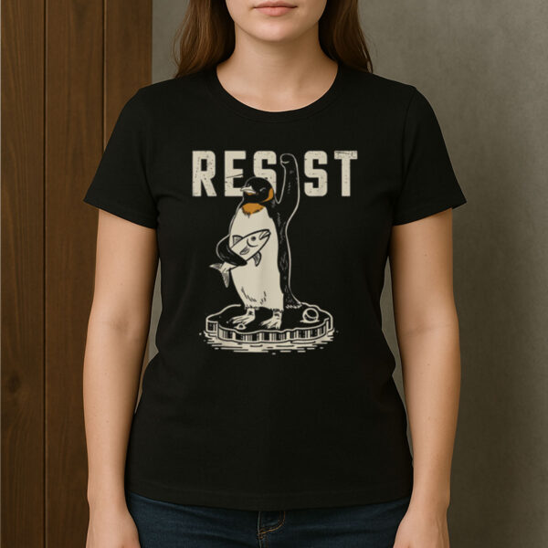 Resist-Penguin-Activism-Shirt-–-Funny-Protest-T-Shirt-US
