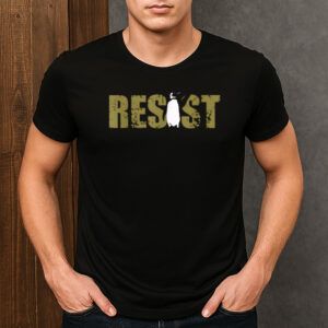 Resist-Penguin-Activism-T-Shirt-–-Bold-Protest-Graphic-USA