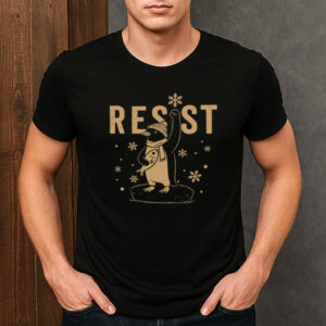 Resist-Penguin-Activism-–-Penguins-Against-Tariffs-Tee
