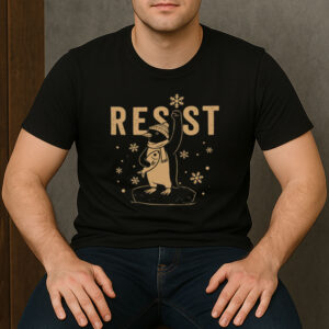 Resist-Penguin-Activism-–-Penguins-Against-Tariffs-Tee-USA