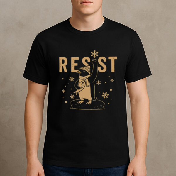 Resist-Penguin-Activism-–-Penguins-Against-Tariffs-Tees