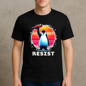 Resist-Penguin-Protest-Shirt-–-Funny-Anti-Tariffs-Tee-US