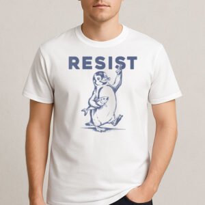 Resist-Penguin-T-Shirt-–-Funny-Environmental-Activist-Graphic-Tees