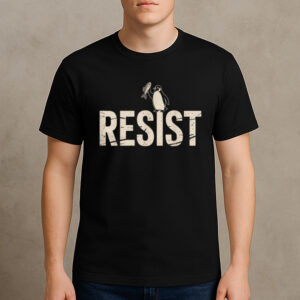 Resist-Penguin-T-Shirt-–-Funny-Protest-Against-Tariffs-Graphic-Tee-US