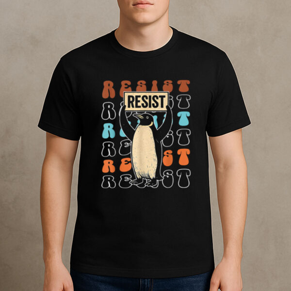Resist-Penguin-Vintage-–-Funny-Protest-Political-Activist-Tees