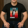 Resist-Penguin-–-Hands-Off-Retro-Activism-Graphic-Tee-USA