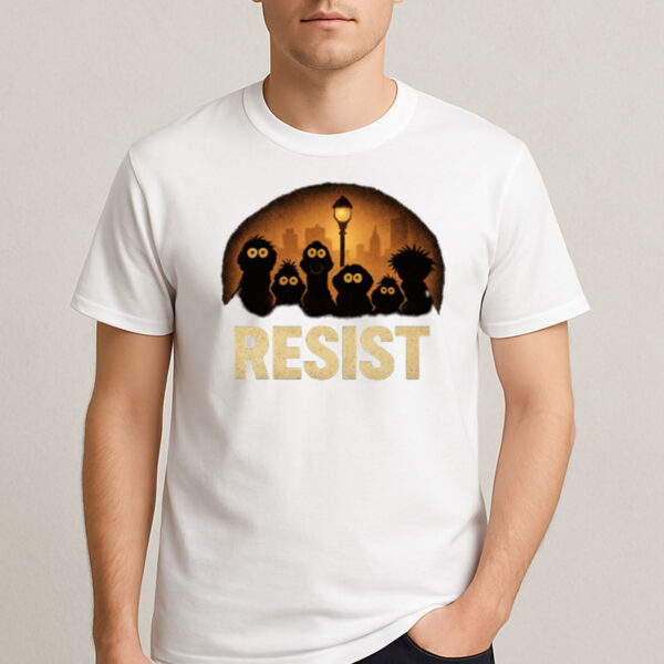 Resist-Puppet-Protest-T-Shirt-–-Support-Public-Broadcasting-US