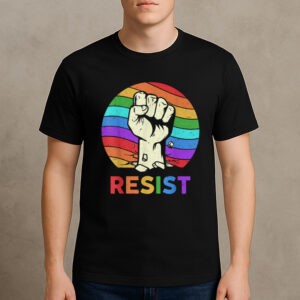 Resist-Rainbow-LGBT-Pride-T-Shirt-–-Equality-Activist-Graphic-Tee-US