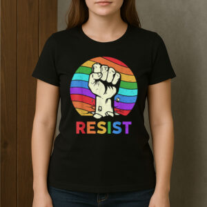 Resist-Rainbow-LGBT-Pride-T-Shirt-–-Equality-Activist-Graphic-Tees