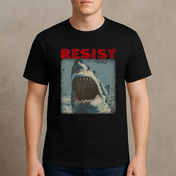 Resist-Shark-Shirt-–-Vintage-Graphic-Political-Tees