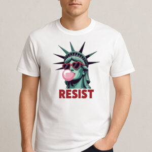 Resist-Statue-of-Liberty-Cool-Activist-T-Shirt-US