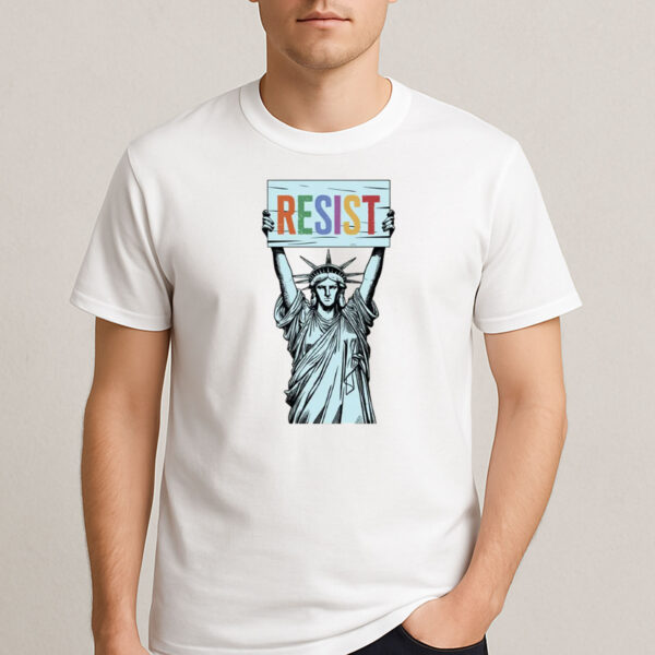 Resist-Statue-of-Liberty-Shirt-–-Colorful-Activist-Graphic-Tees