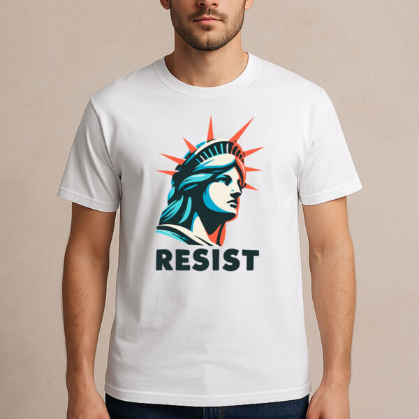 Resist-Statue-of-Liberty-Shirt-–-Freedom-&-Justice-Tee-US