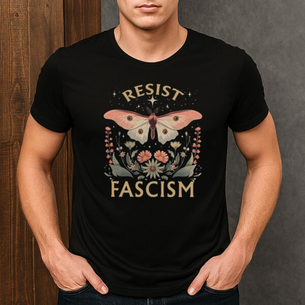 Retro-Butterfly-Resist-Fascism-Shirt-–-Political-Tee-USA