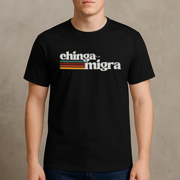 Retro-Chinga-La-Migra-Striped-Activist-Protest-T-Shirt