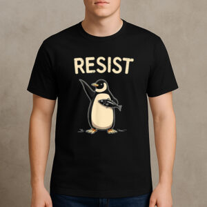 Sarcastic-Penguins-Resist-Tariffs-T-Shirt-–-Funny-Political-Graphic-Tee-US