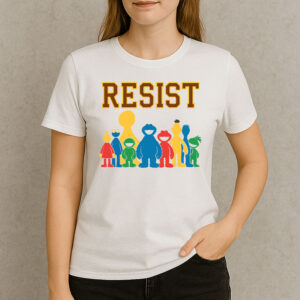 Save-PBS-Resist-Colorful-Characters-Activist-T-Shirt-USA
