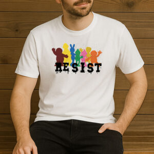 Save-PBS-Resist-Shirt-–-Colorful-Activism-Tee-with-Classic-Characters-USA