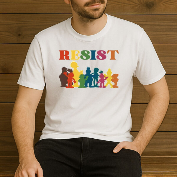 Save-PBS-Resist-Shirt-–-Colorful-Sesame-Street-Activism-Tee-USA