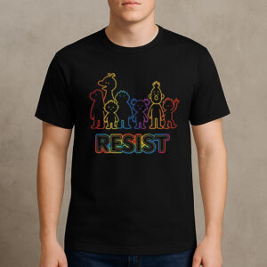 Save-PBS-Resist-Shirt-–-Rainbow-Outline-Sesame-Street-Tees