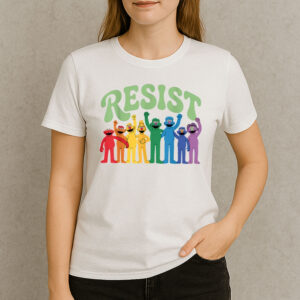 Save-PBS-Resist-Shirt-–-Rainbow-Sesame-Street-Protest-Tee