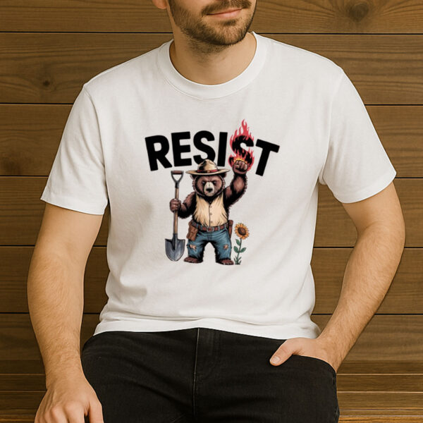 Smokey-Bear-Resist-Shirt-–-Protect-Nature-&-Stop-Wildfires-Tee-USA