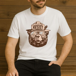 Smokey-Bear-Resist-Shirt-–-Retro-Wilderness-Activist-Tee