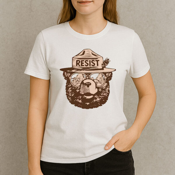 Smokey-Bear-Resist-Shirt-–-Retro-Wilderness-Activist-Tee-USA