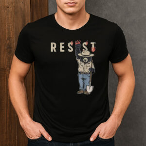 Smokey-Bear-Resist-Wildfire-Protest-Graphic-T-Shirt-USA