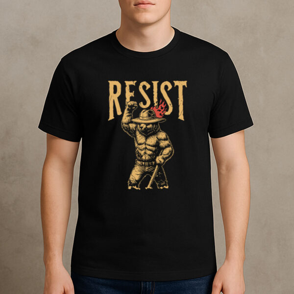 Smokey-the-Bear-Resist-–-Vintage-National-Parks-Activist-Tee-US