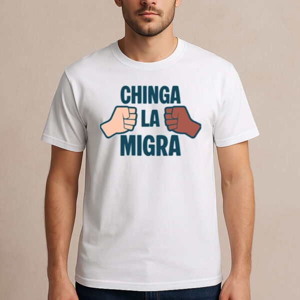 Together-We-Resist-–-Chinga-La-Migra-Fist-Graphic-T-Shirt