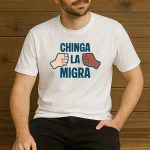 Together-We-Resist-–-Chinga-La-Migra-Fist-Graphic-T-Shirt-US