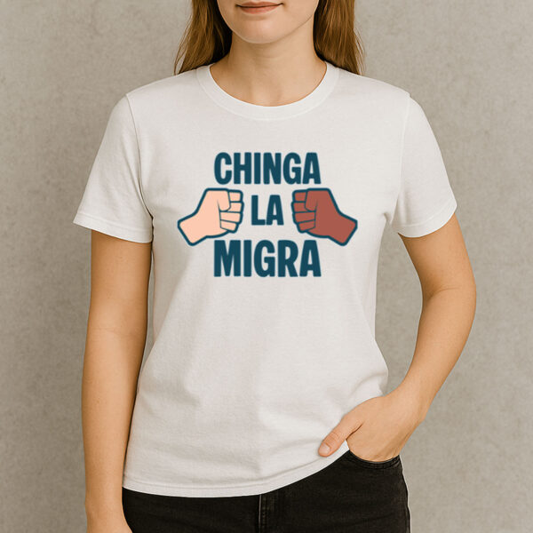 Together-We-Resist-–-Chinga-La-Migra-Fist-Graphic-T-Shirts