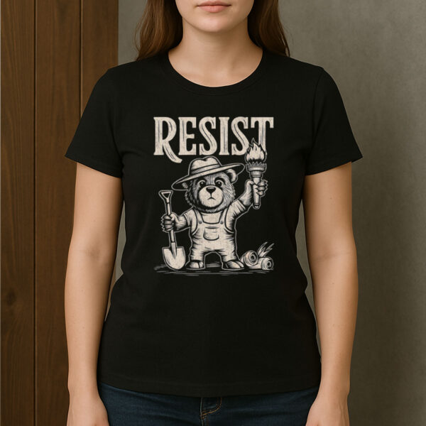 Vintage-Smokey-The-Bear-Resist-Activism-Protest-T-Shirt-US