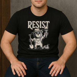 Vintage-Smokey-The-Bear-Resist-Activism-Protest-T-Shirt-USA