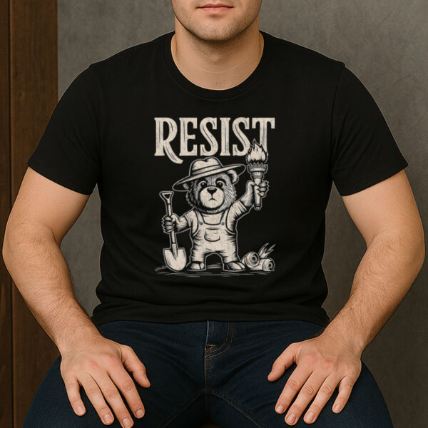 Vintage-Smokey-The-Bear-Resist-Activism-Protest-T-Shirt-USA