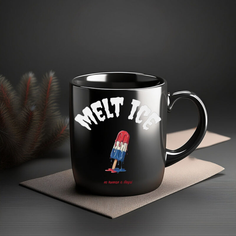 No Human Is Illegal – Melt ICE Mug
